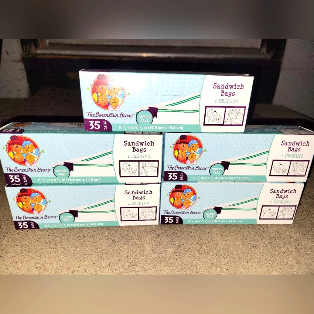 Berenstain Bears Ziploc Bags